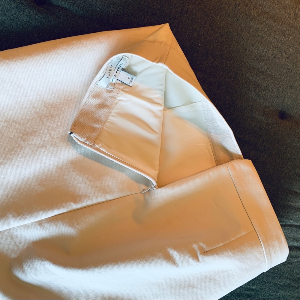 J Crew Double Serge Cotton No.2 Pencil Skirt - Picture 4 of 4